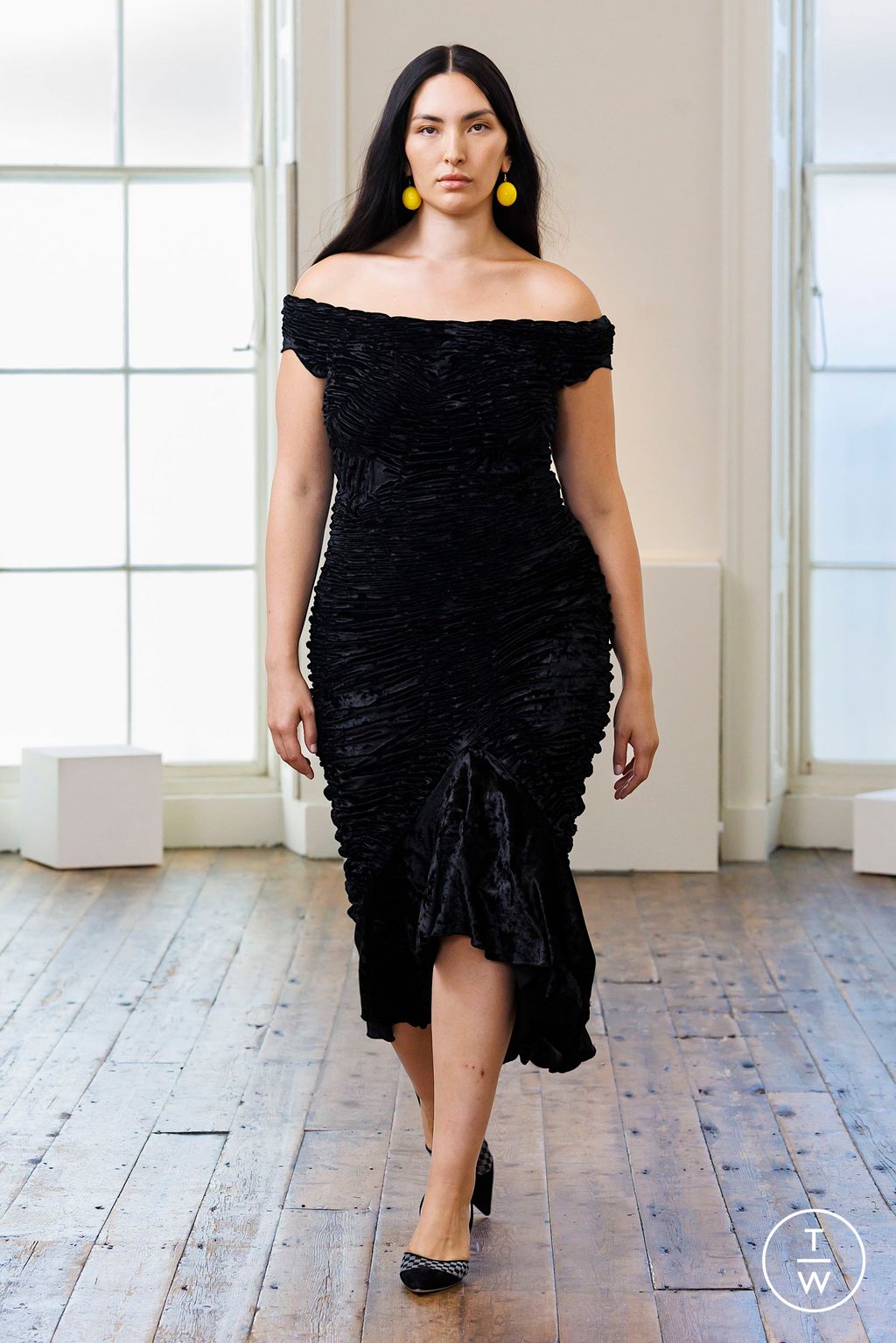 Fashion Week London Spring/Summer 2025 look 6 from the Feben collection womenswear