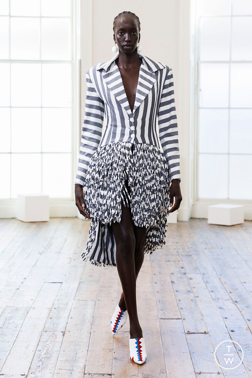 Fashion Week London Spring/Summer 2025 look 18 from the Feben collection womenswear