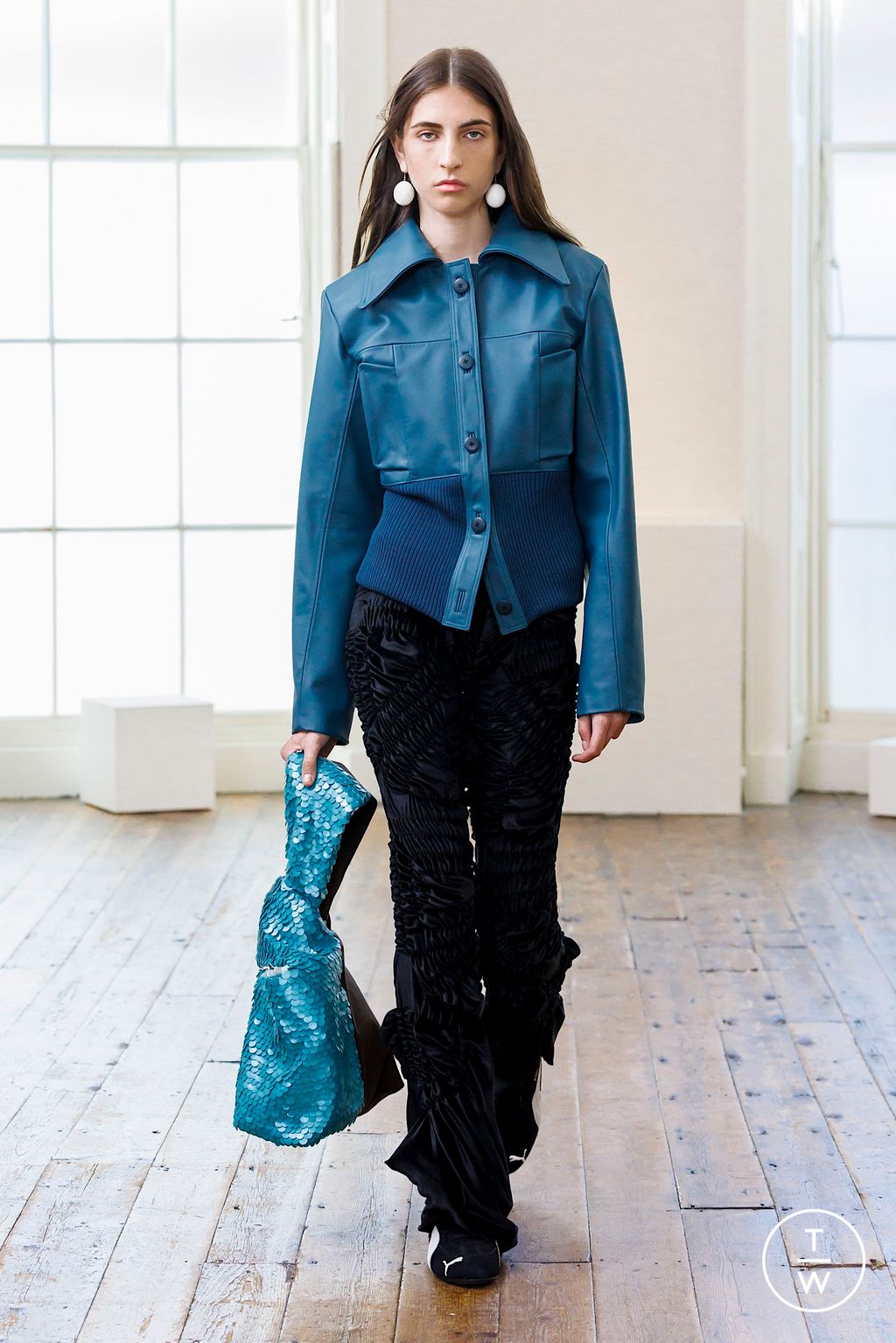 Fashion Week London Spring/Summer 2025 look 22 from the Feben collection womenswear