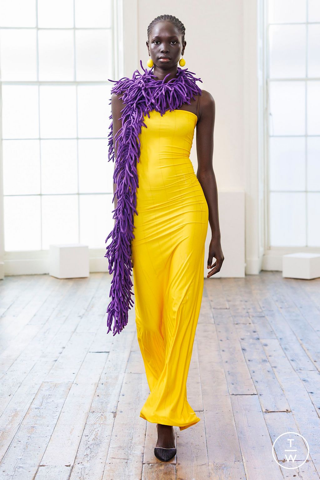 Fashion Week London Spring/Summer 2025 look 24 from the Feben collection womenswear