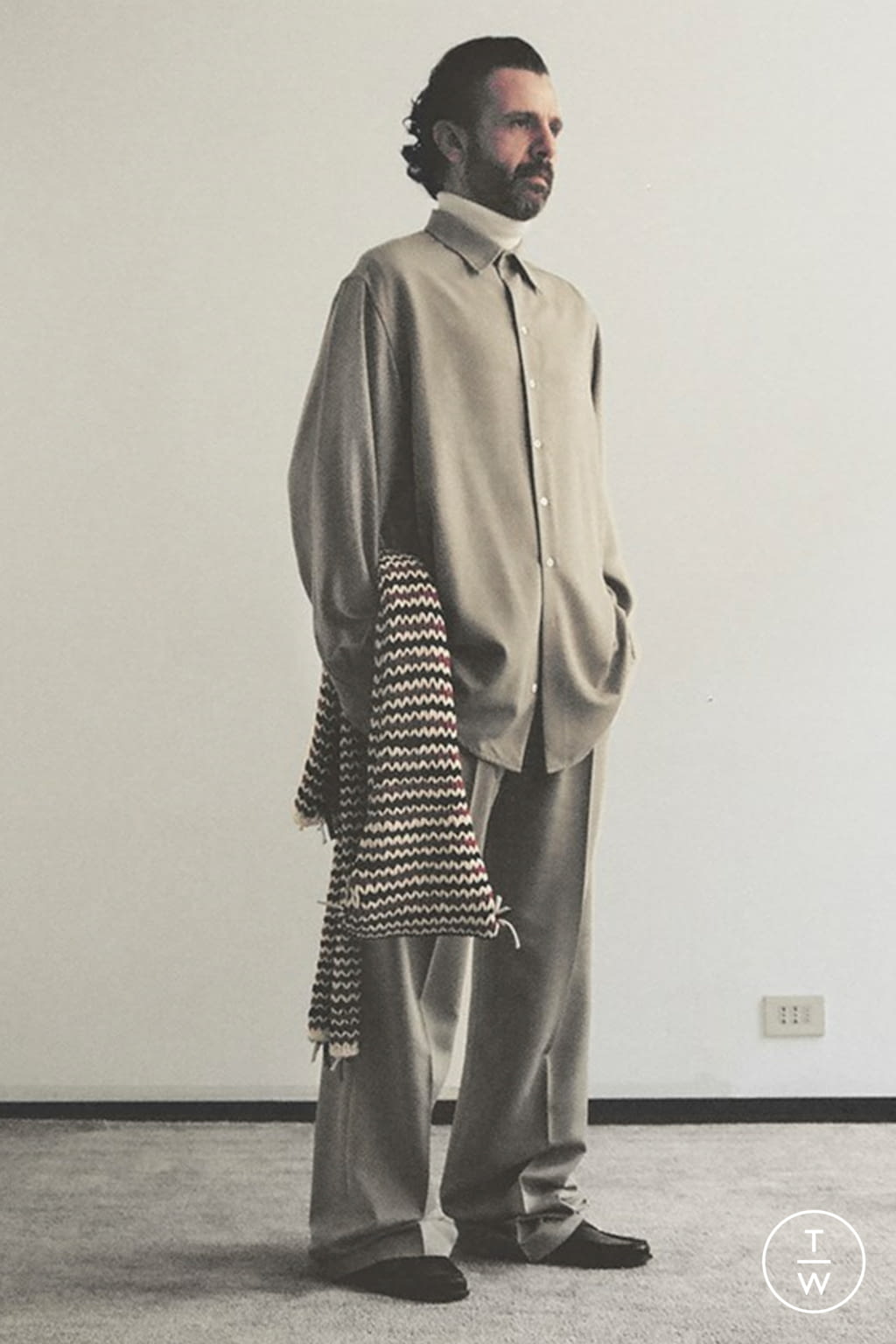 Fashion Week Milan Fall/Winter 2021 look 21 from the Federico Cina collection menswear