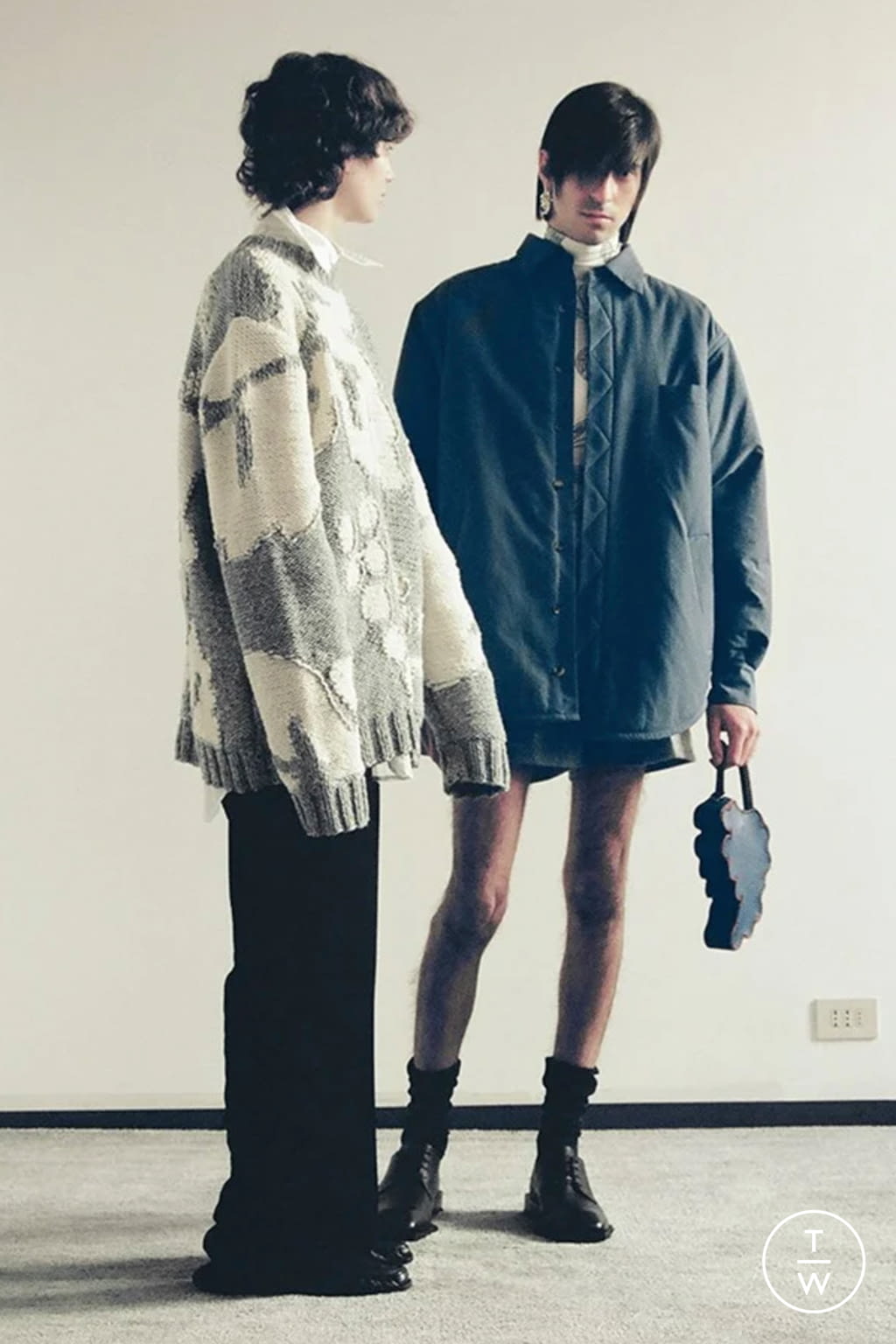 Fashion Week Milan Fall/Winter 2021 look 24 de la collection Federico Cina menswear