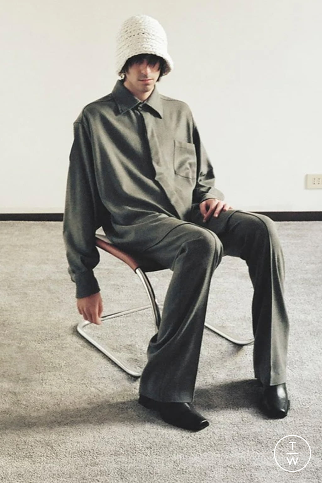 Fashion Week Milan Fall/Winter 2021 look 26 from the Federico Cina collection menswear