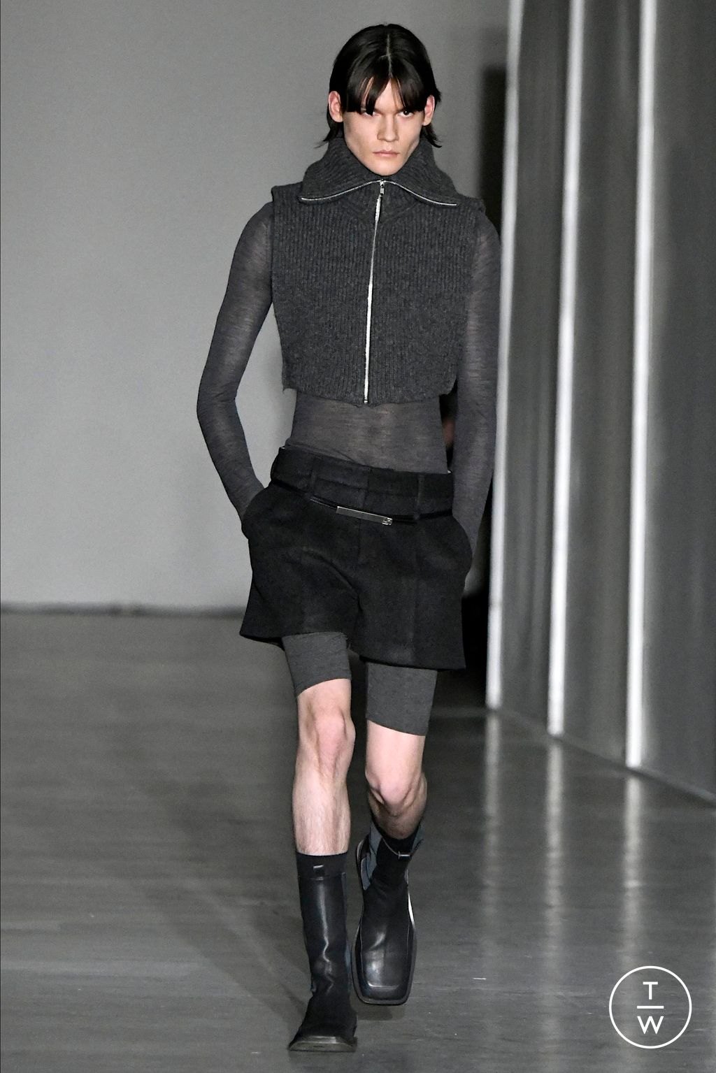 Fashion Week Milan Fall/Winter 2024 look 4 from the Federico Cina collection 男装