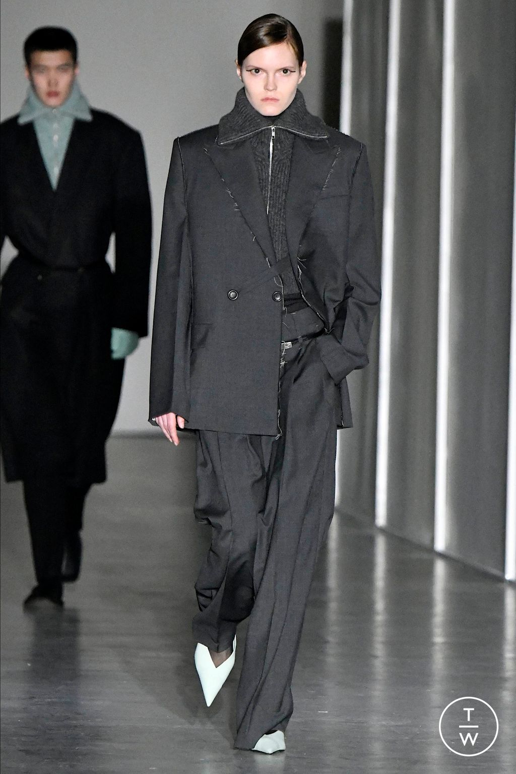 Fashion Week Milan Fall/Winter 2024 look 5 from the Federico Cina collection 男装