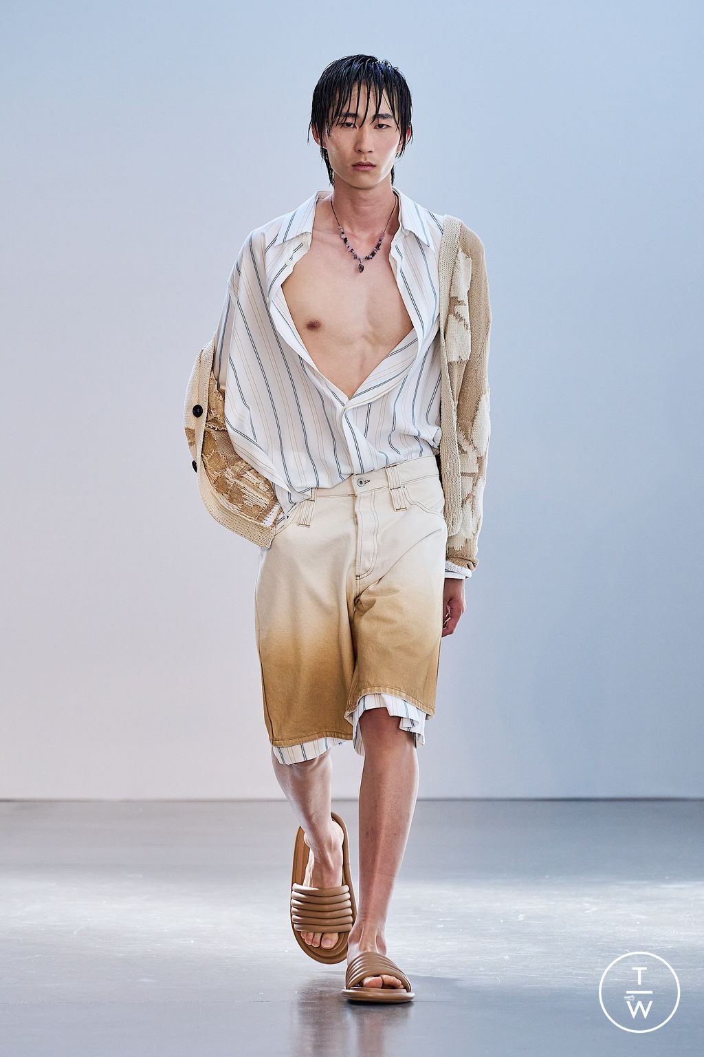 Fashion Week Milan Spring/Summer 2023 look 18 de la collection Federico Cina menswear