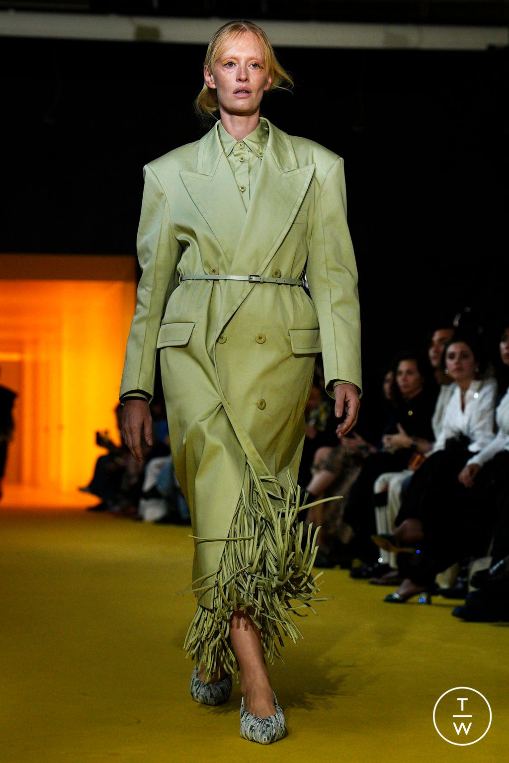 Fashion Week Milan Spring-Summer 2025 look 25 from the Federico Cina collection womenswear