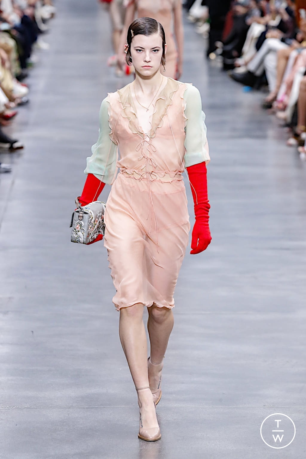 Fashion Week Milan Fall/Winter 2022 look 3 from the Fendi collection womenswear