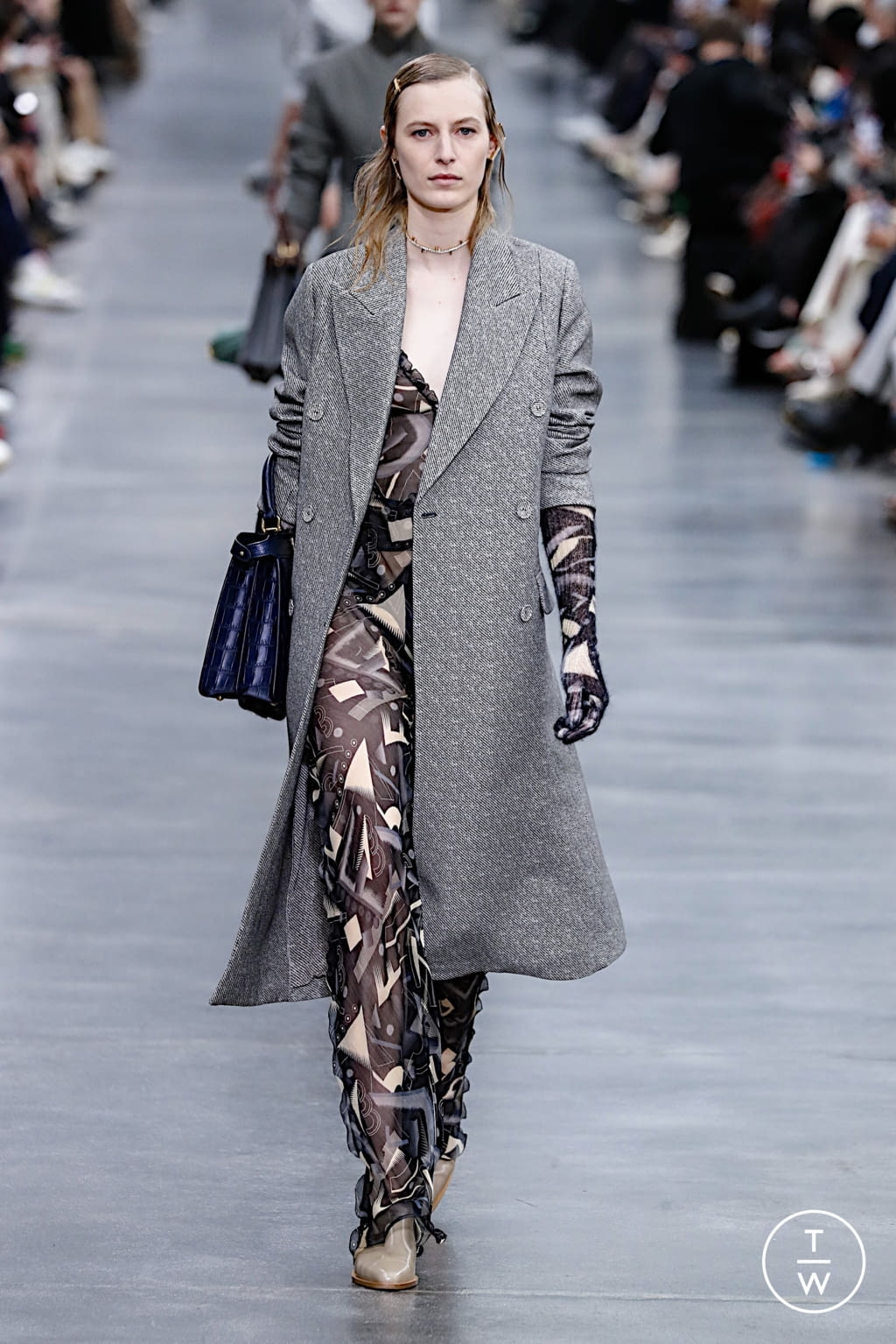 Fashion Week Milan Fall/Winter 2022 look 42 from the Fendi collection womenswear