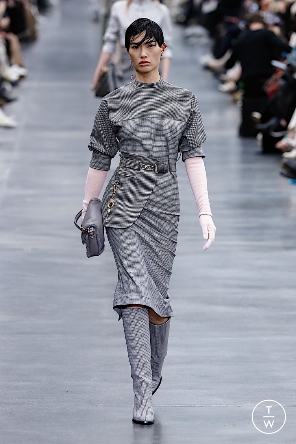Fashion Week Milan Fall/Winter 2022 look 46 from the Fendi collection womenswear