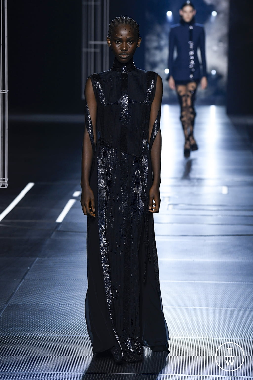 Fashion Week Paris Spring/Summer 2022 look 24 from the Fendi collection couture