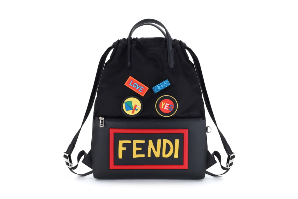 Fashion Week Milan Fall/Winter 2017 look 7 de la collection Fendi menswear accessories