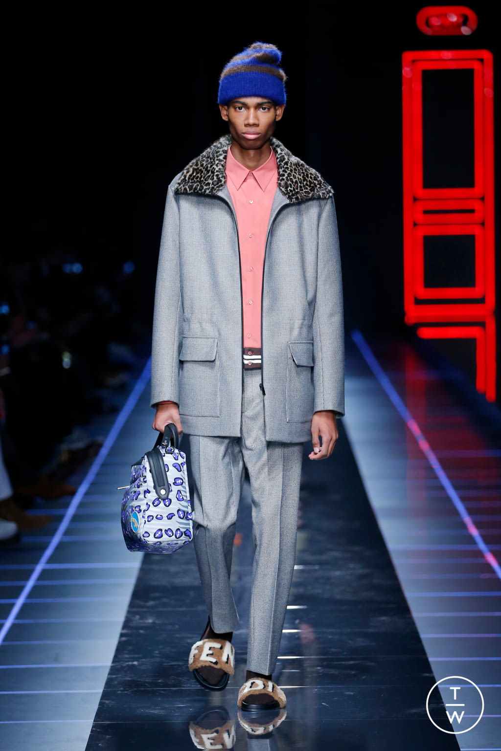 Fashion Week Milan Fall/Winter 2017 look 11 from the Fendi collection 男装