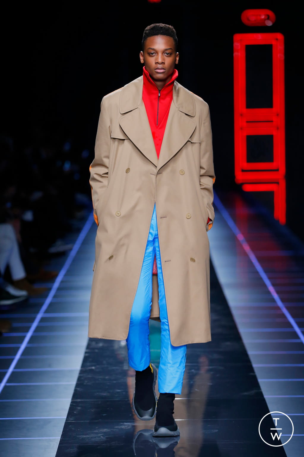 Fashion Week Milan Fall/Winter 2017 look 20 from the Fendi collection 男装