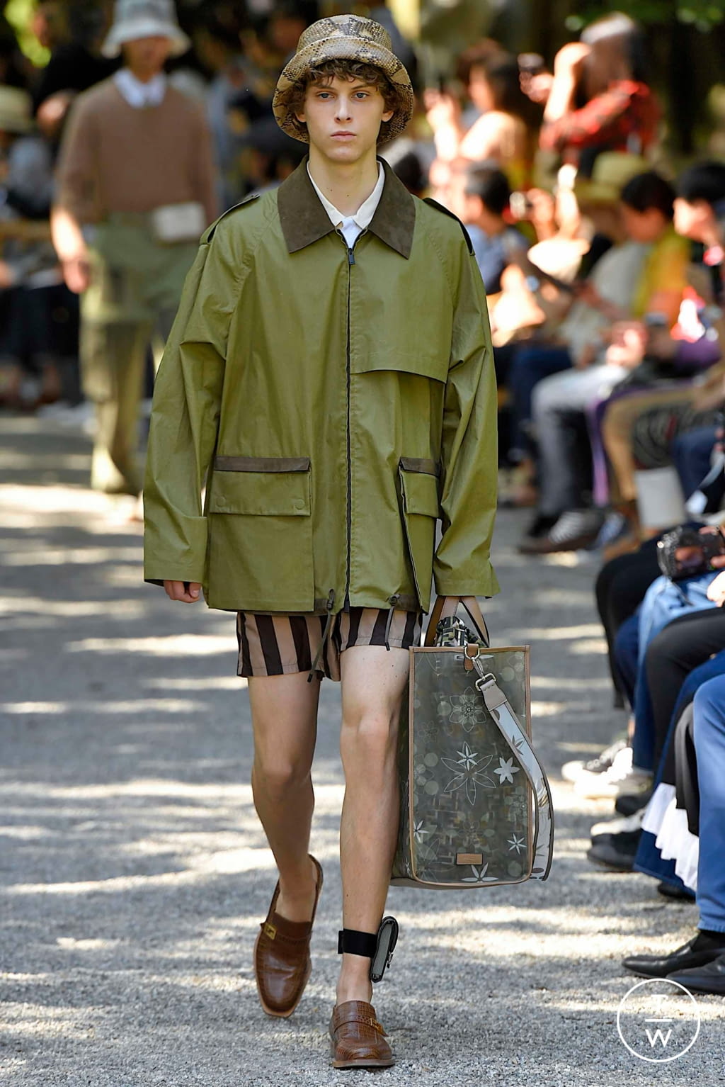 Fashion Week Milan Spring/Summer 2020 look 4 from the Fendi collection 男装