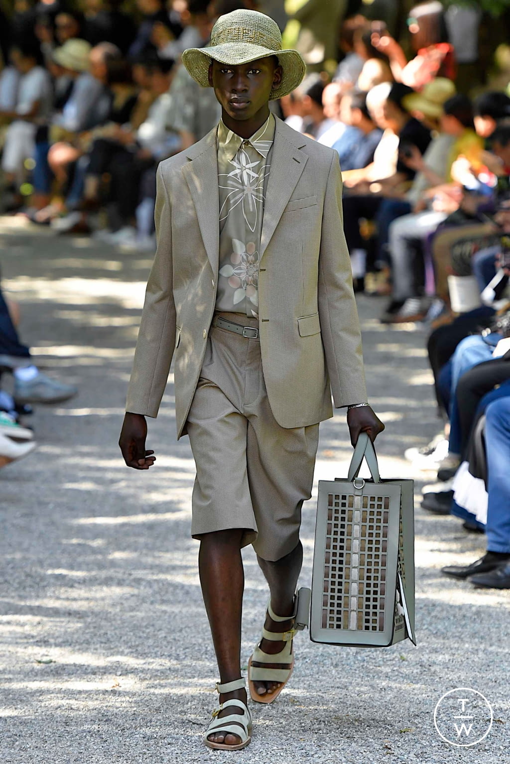 Fashion Week Milan Spring/Summer 2020 look 10 from the Fendi collection menswear