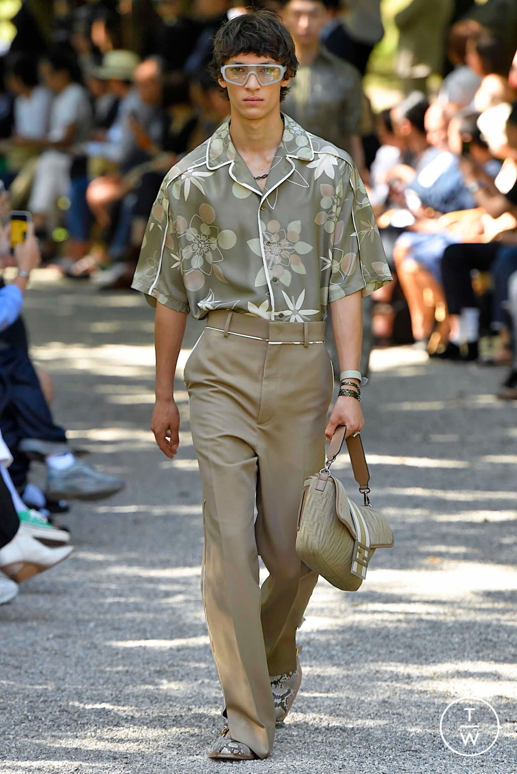 Fashion Week Milan Spring/Summer 2020 look 9 from the Fendi collection menswear
