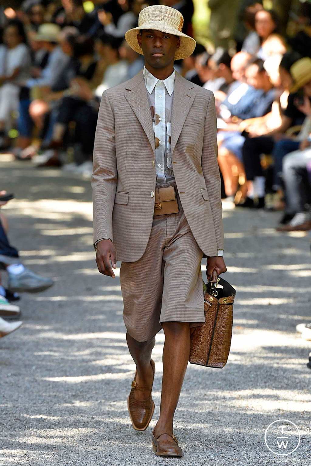 Fashion Week Milan Spring/Summer 2020 look 13 from the Fendi collection menswear