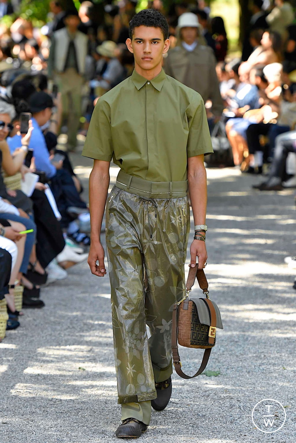 Fashion Week Milan Spring/Summer 2020 look 16 from the Fendi collection menswear