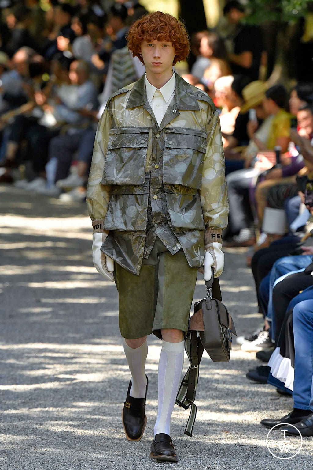 Fashion Week Milan Spring/Summer 2020 look 22 from the Fendi collection 男装