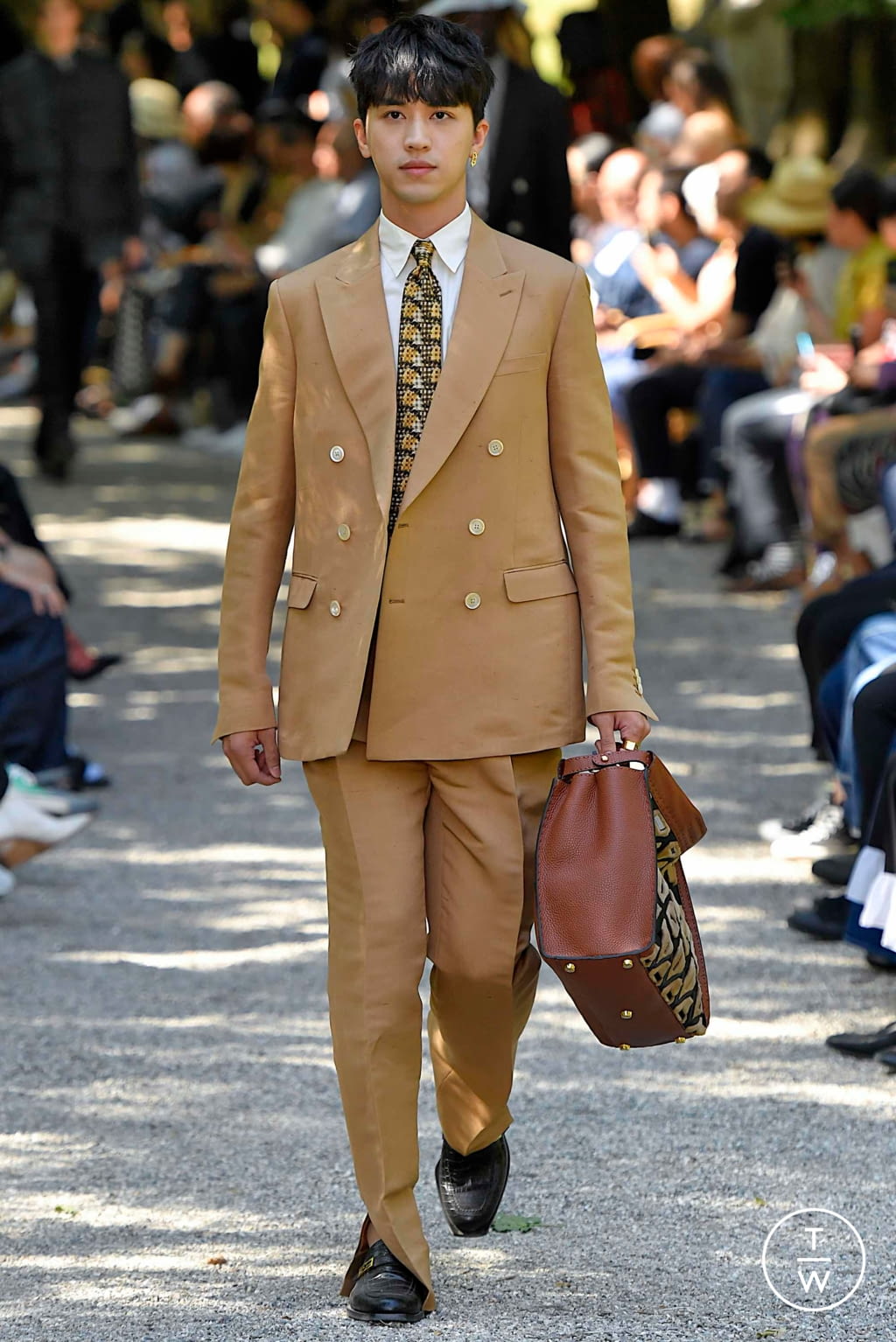 Fashion Week Milan Spring/Summer 2020 look 28 from the Fendi collection 男装