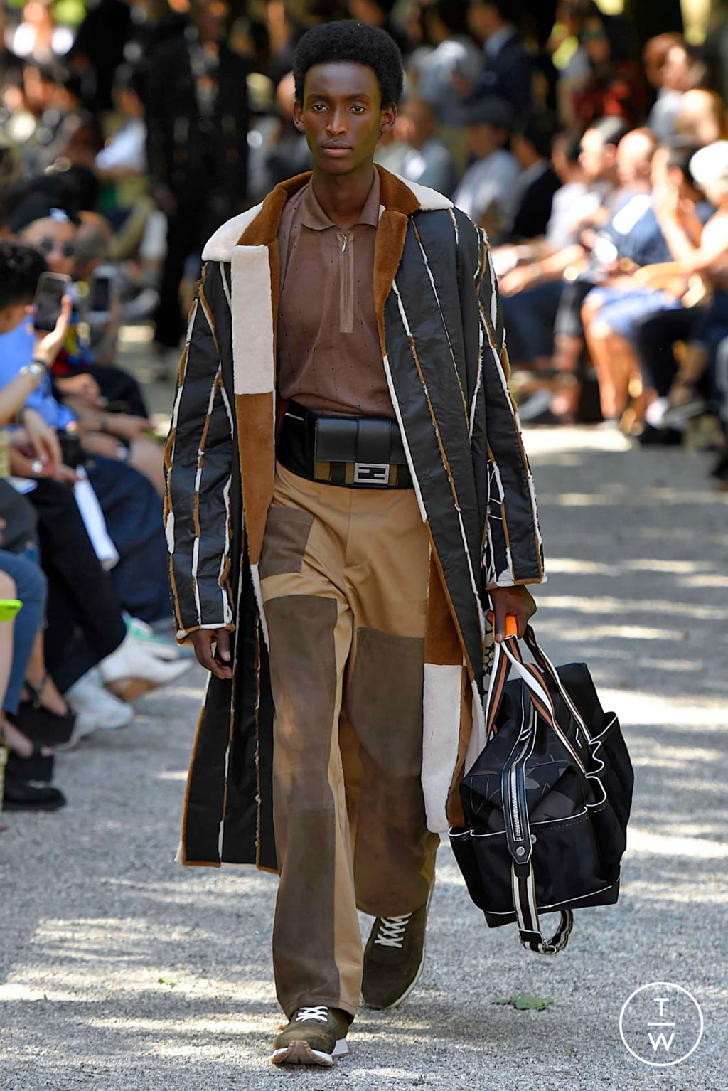 Fashion Week Milan Spring/Summer 2020 look 32 from the Fendi collection menswear