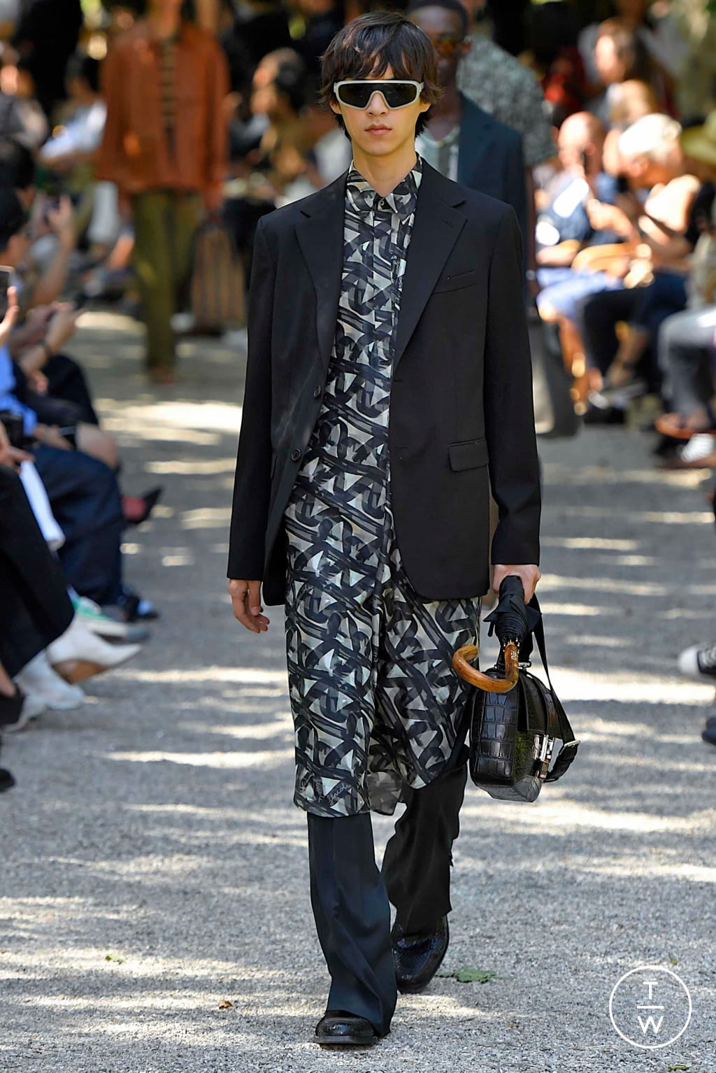Fashion Week Milan Spring/Summer 2020 look 36 from the Fendi collection 男装
