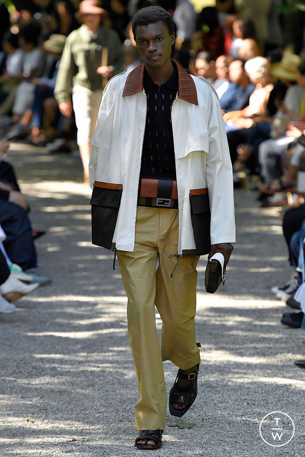 Fashion Week Milan Spring/Summer 2020 look 41 from the Fendi collection menswear