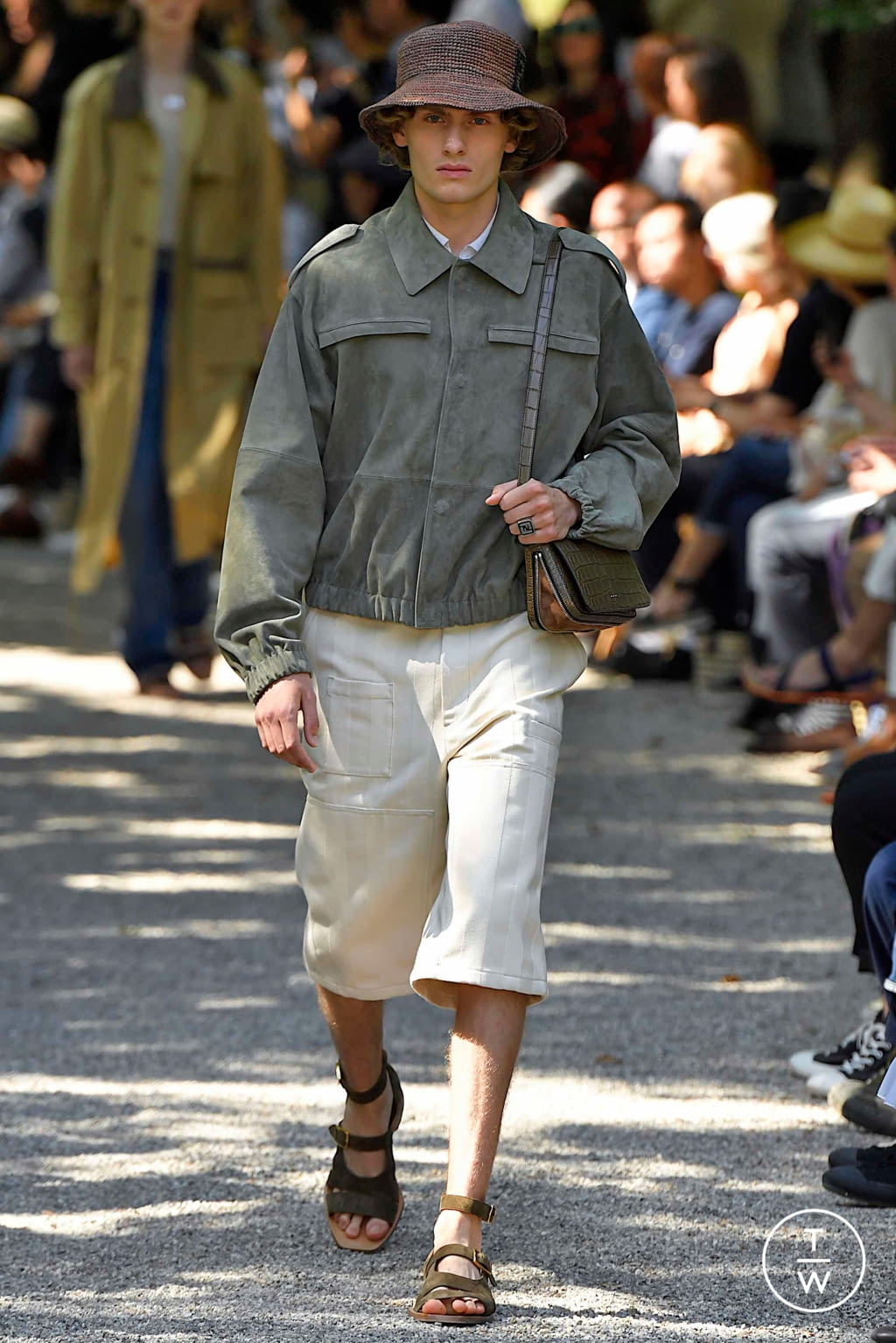 Fashion Week Milan Spring/Summer 2020 look 42 from the Fendi collection 男装
