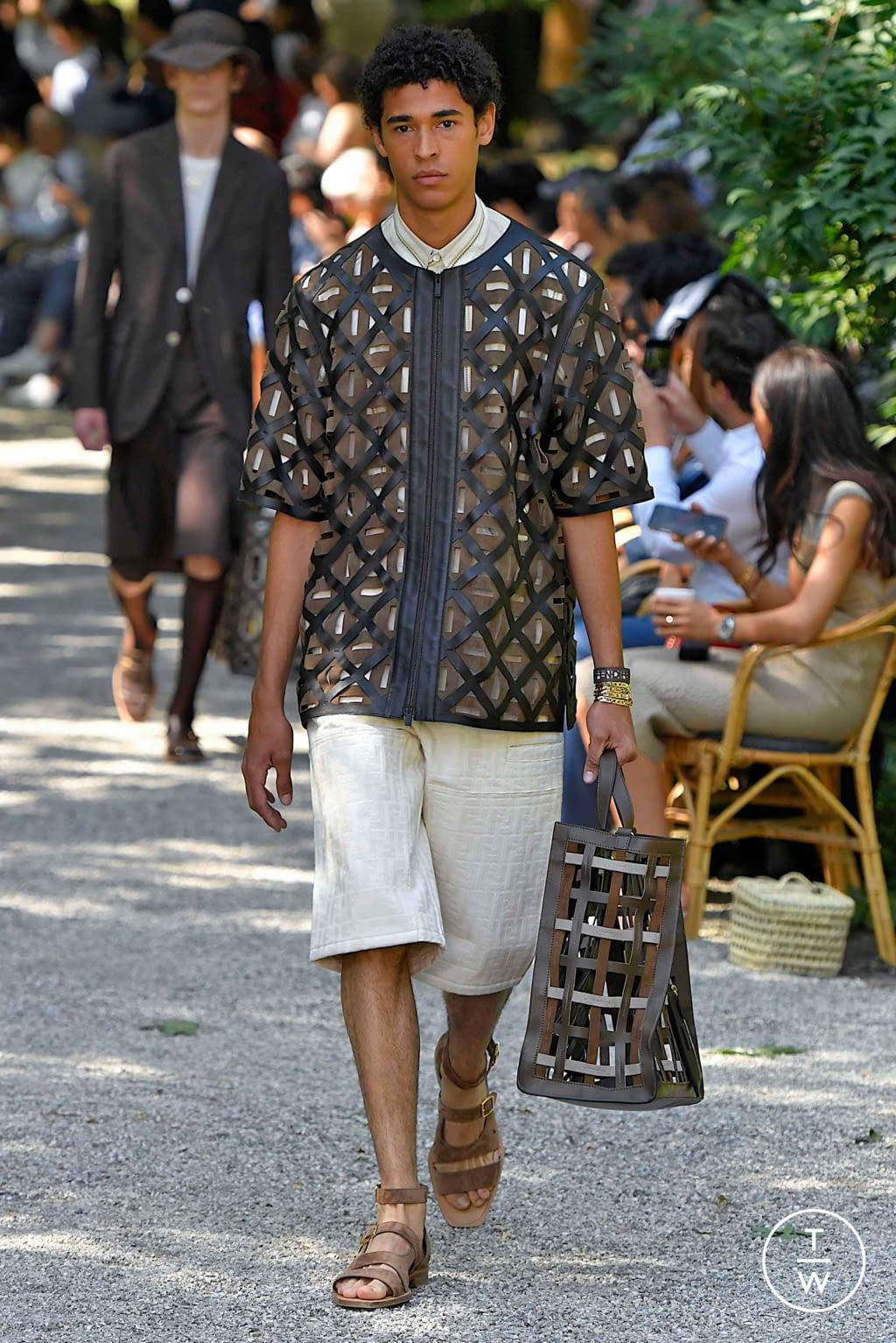 Fashion Week Milan Spring/Summer 2020 look 52 from the Fendi collection menswear