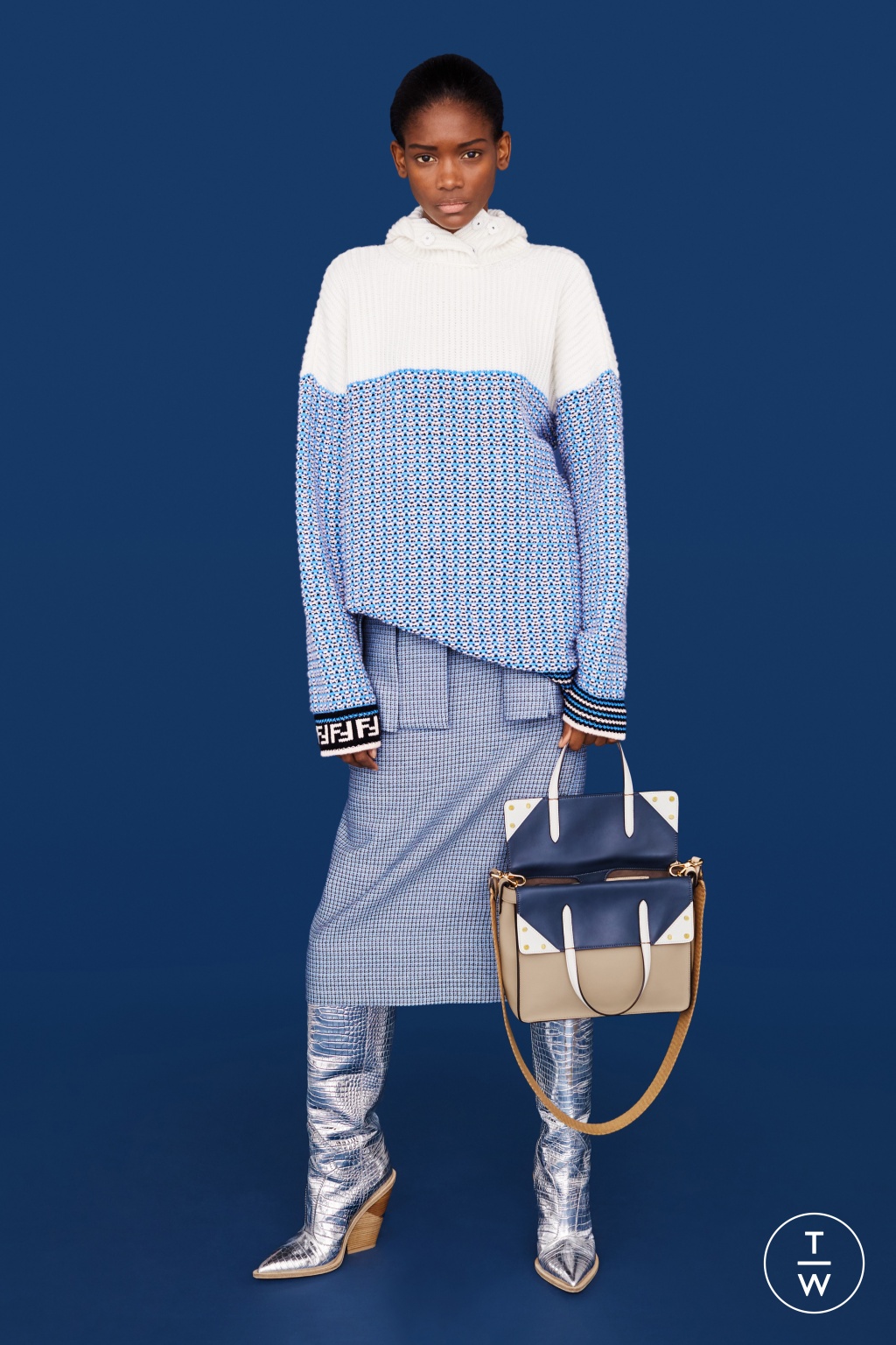 Fashion Week Milan Resort 2019 look 9 from the Fendi collection 女装