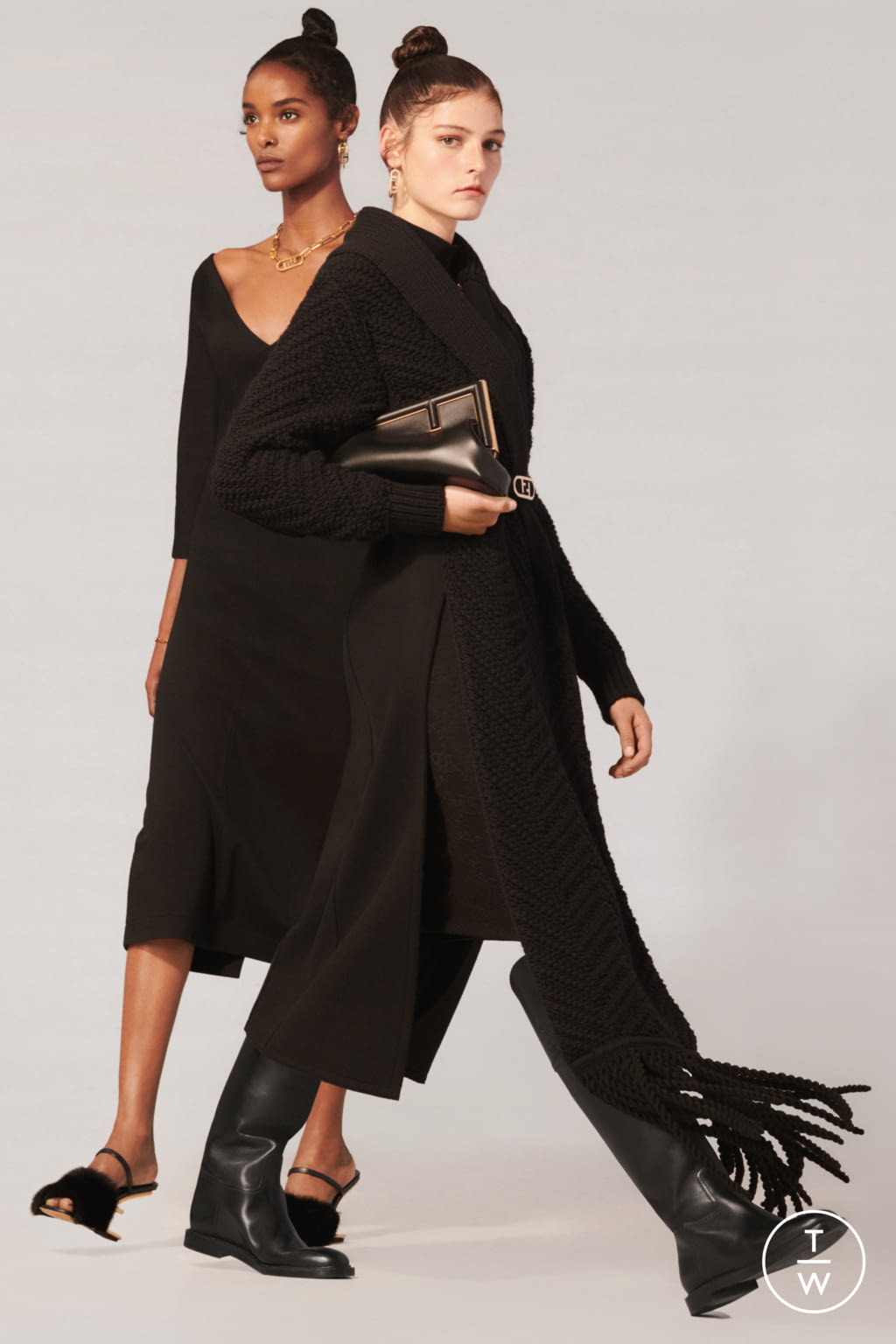Fashion Week Milan Resort 2022 look 8 de la collection Fendi womenswear
