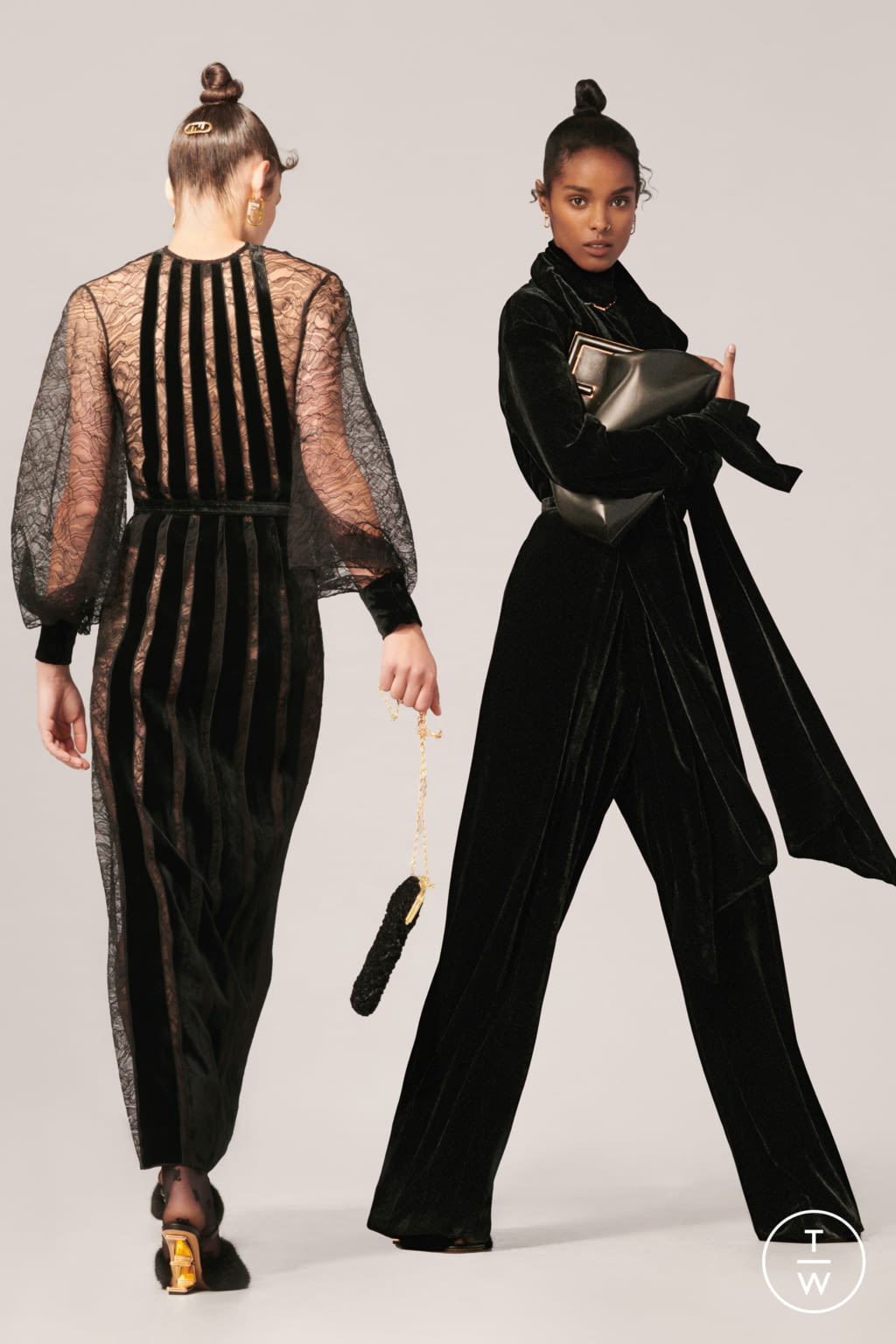 Fashion Week Milan Resort 2022 look 19 from the Fendi collection 女装