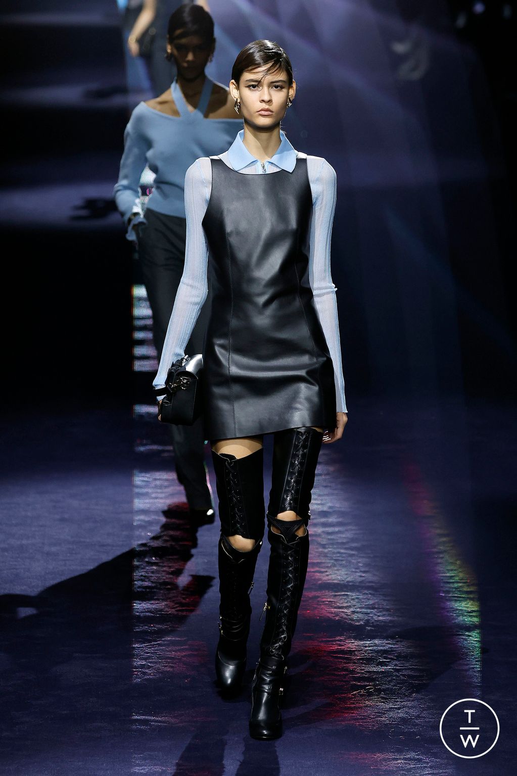 Fashion Week Milan Fall/Winter 2023 look 3 from the Fendi collection womenswear