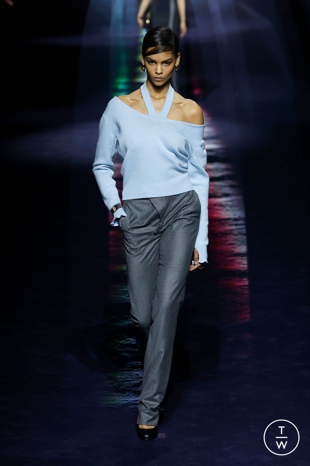 Fashion Week Milan Fall/Winter 2023 look 4 from the Fendi collection womenswear