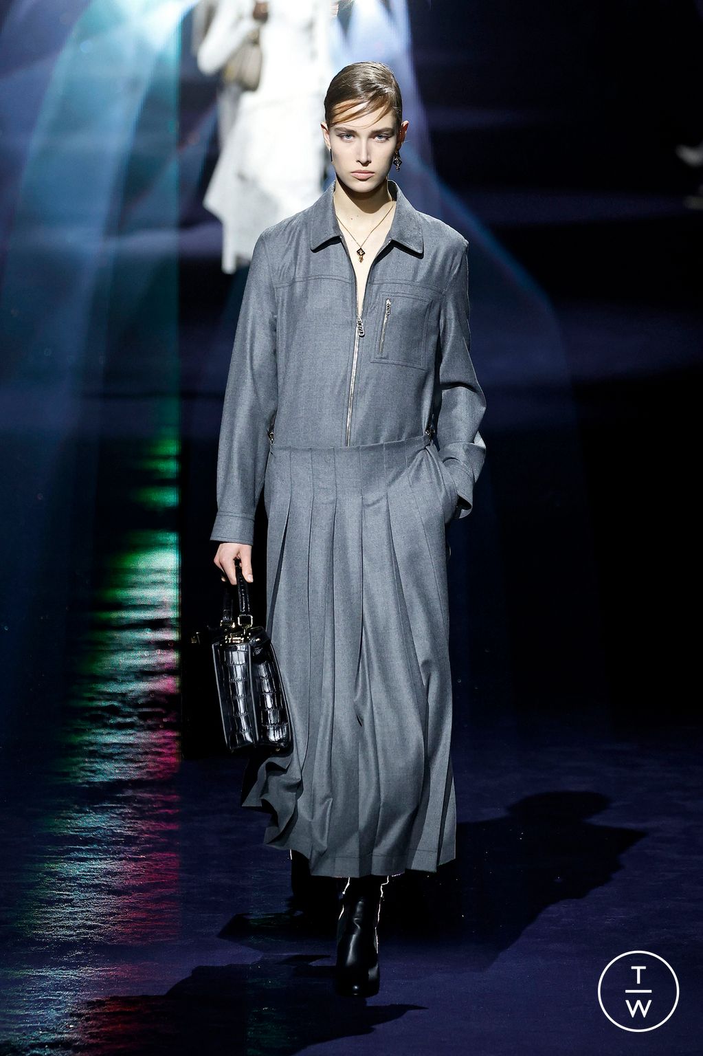 Fashion Week Milan Fall/Winter 2023 look 16 from the Fendi collection womenswear
