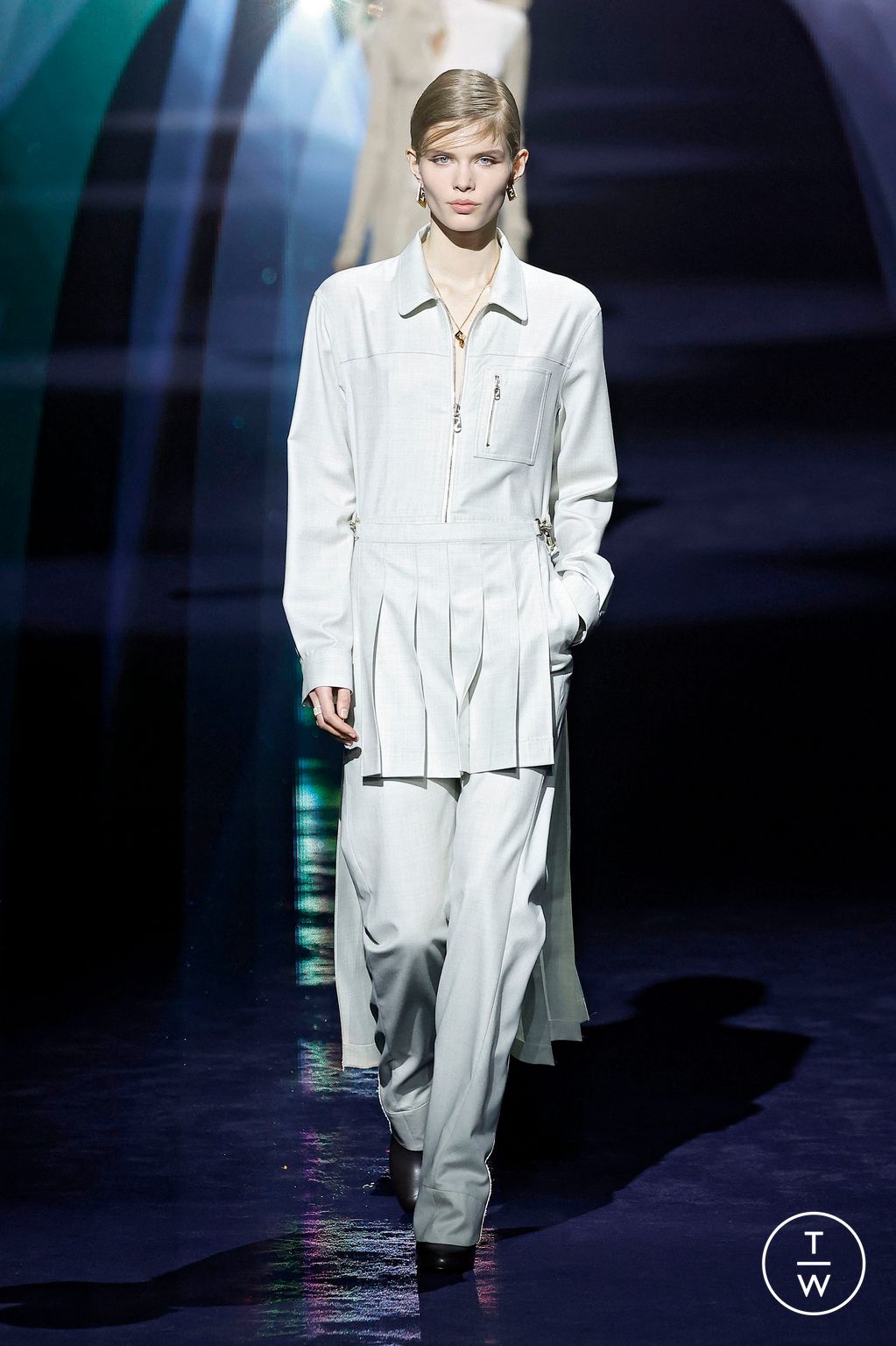 Fashion Week Milan Fall/Winter 2023 look 23 from the Fendi collection womenswear
