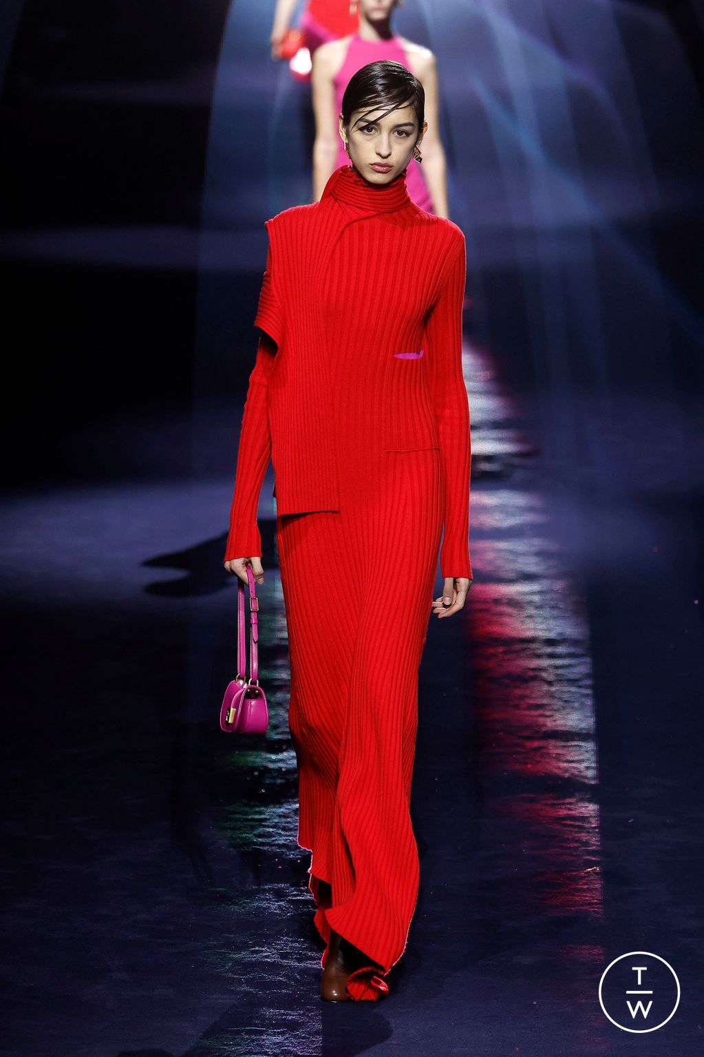 Fashion Week Milan Fall/Winter 2023 look 48 from the Fendi collection womenswear
