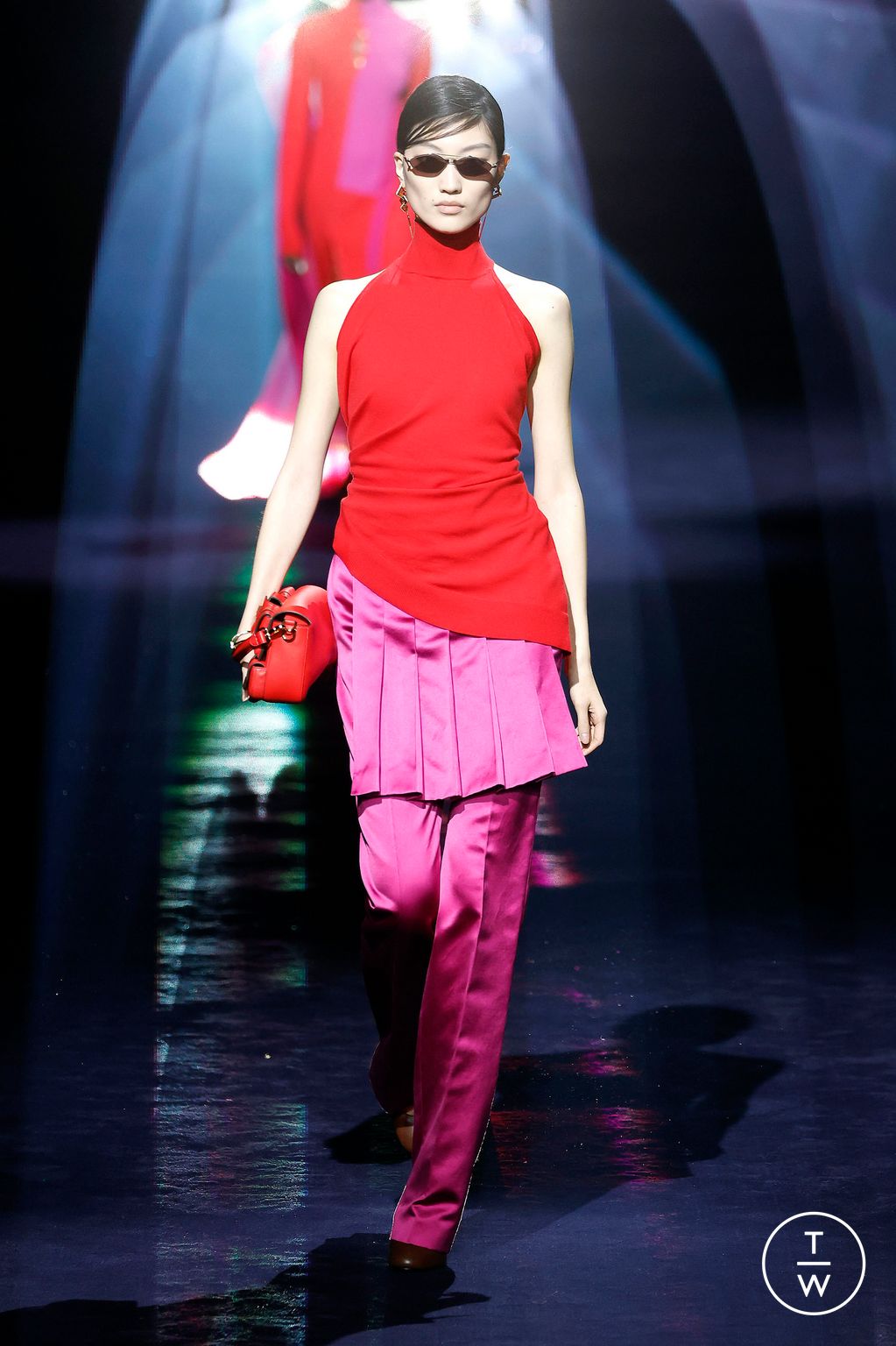 Fashion Week Milan Fall/Winter 2023 look 50 from the Fendi collection womenswear