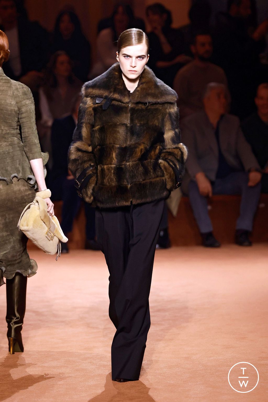 Fashion Week Milan Fall/Winter 2025 look 11 from the Fendi collection womenswear