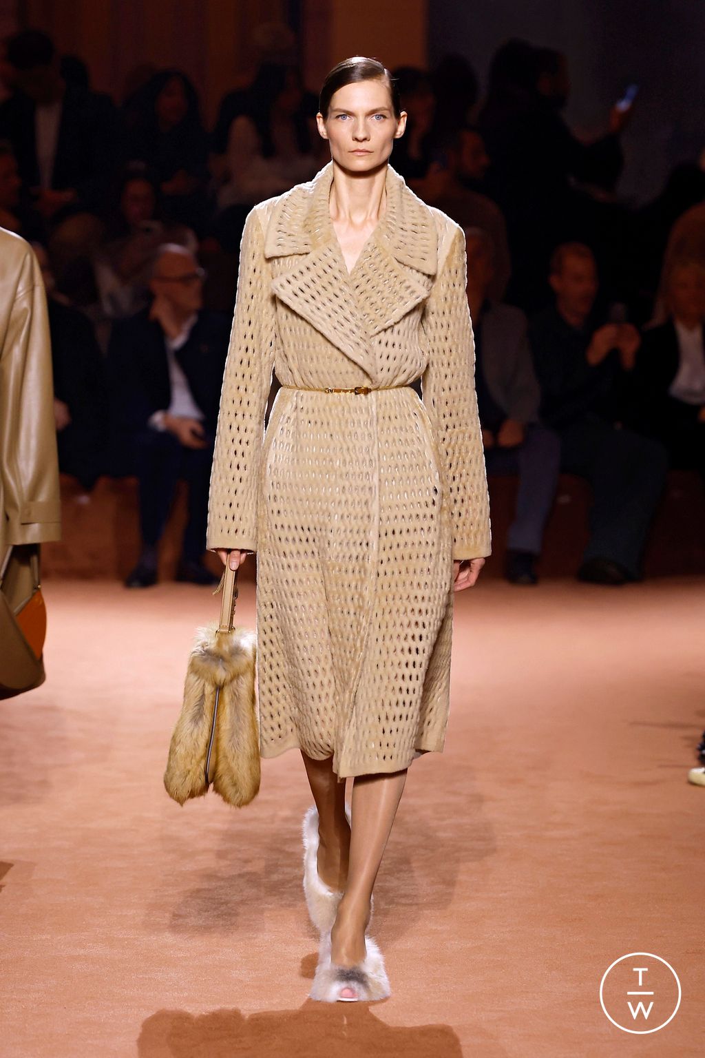 Fashion Week Milan Fall/Winter 2025 look 43 from the Fendi collection womenswear