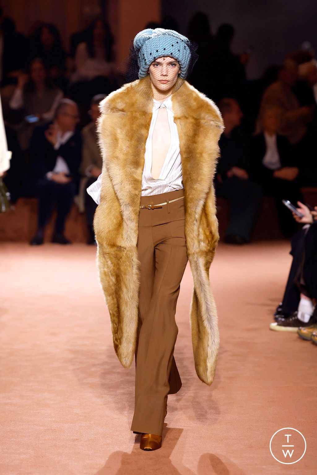 Fashion Week Milan Fall/Winter 2025 look 45 from the Fendi collection womenswear