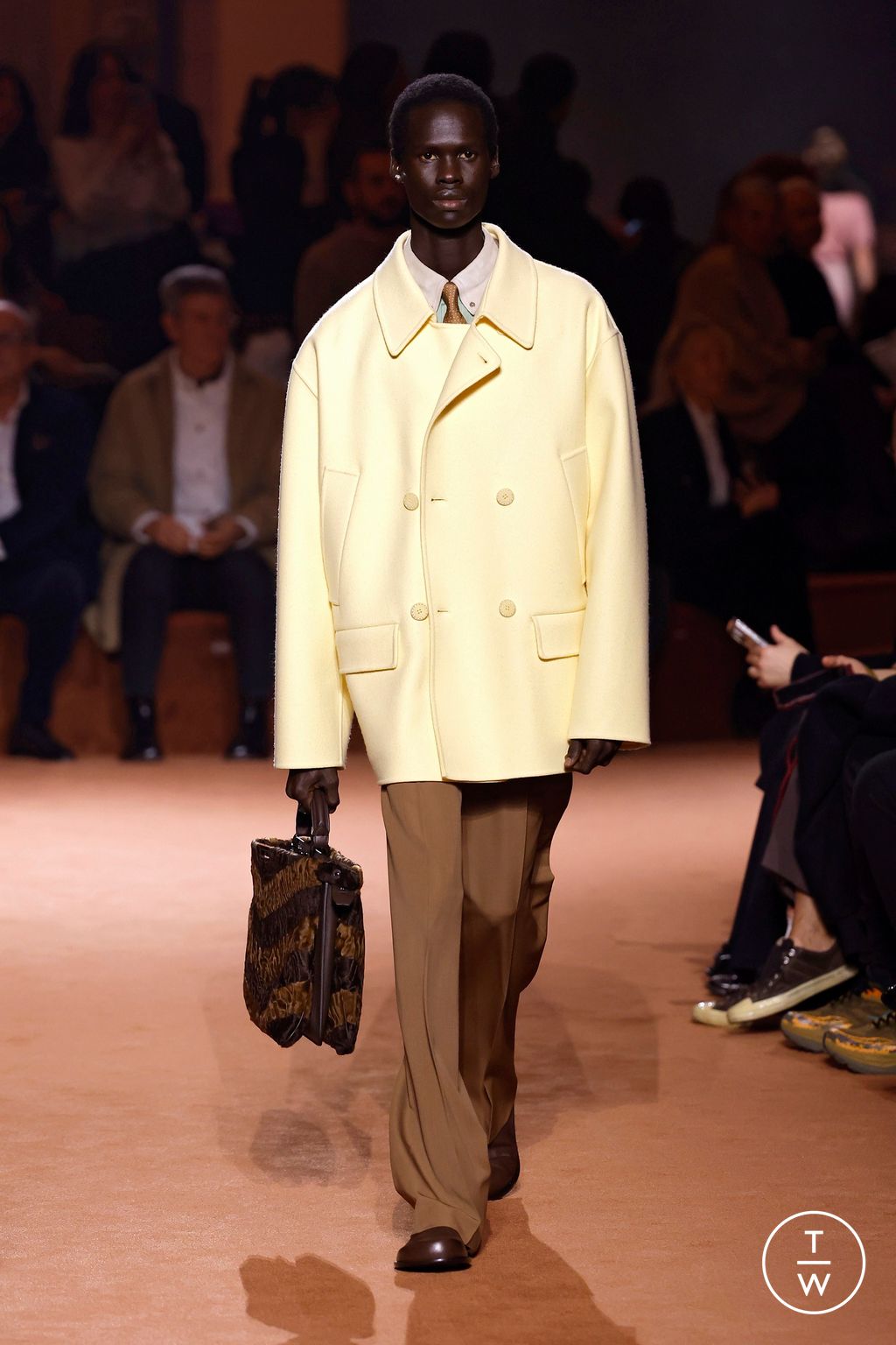 Fashion Week Milan Fall/Winter 2025 look 69 from the Fendi collection womenswear