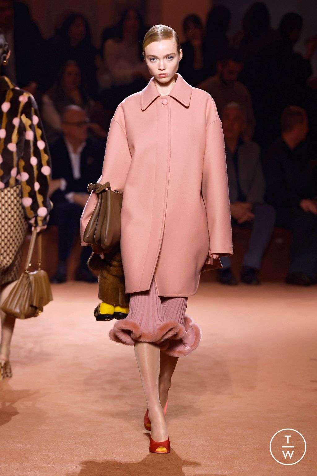 Fashion Week Milan Fall/Winter 2025 look 71 from the Fendi collection womenswear
