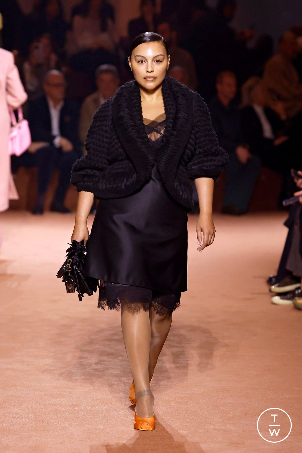 Fashion Week Milan Fall/Winter 2025 look 76 from the Fendi collection womenswear