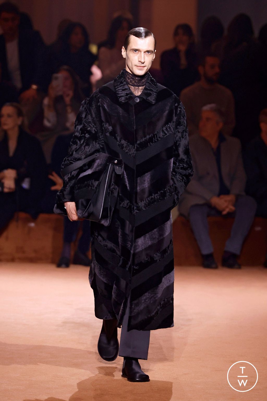Fashion Week Milan Fall/Winter 2025 look 78 from the Fendi collection womenswear