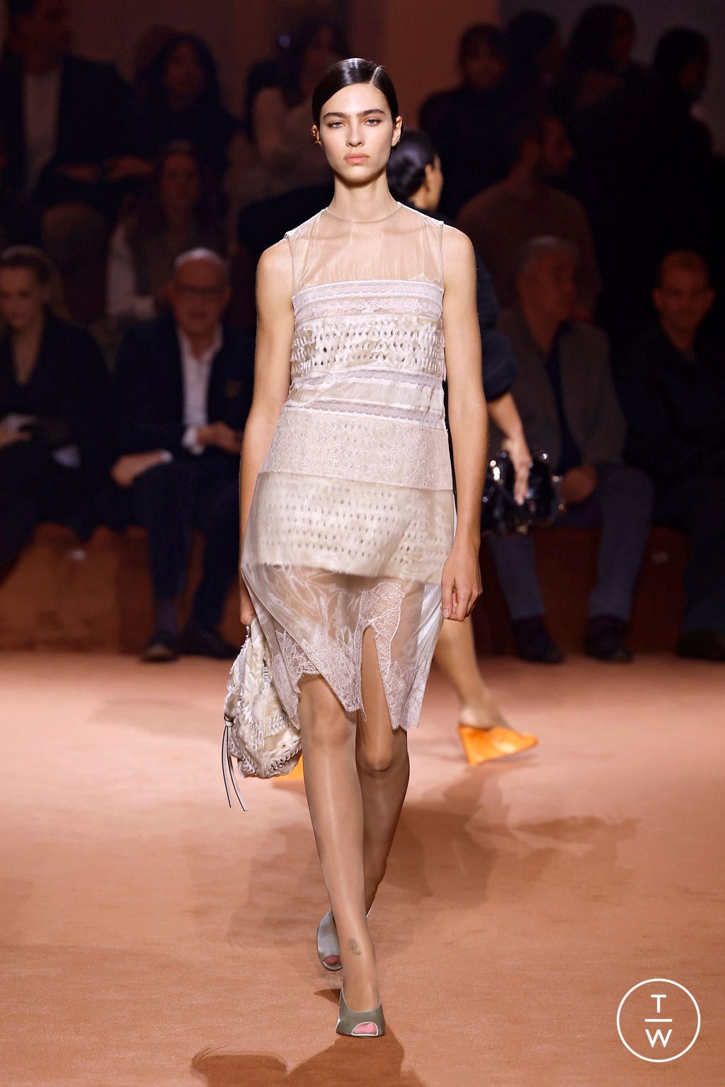 Fashion Week Milan Fall/Winter 2025 look 82 from the Fendi collection womenswear