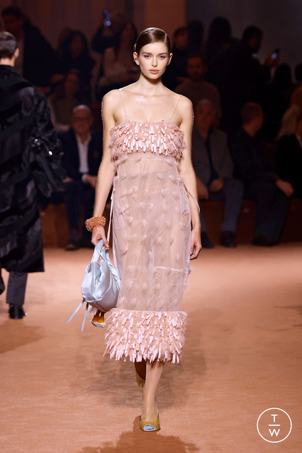 Fashion Week Milan Fall/Winter 2025 look 84 from the Fendi collection womenswear