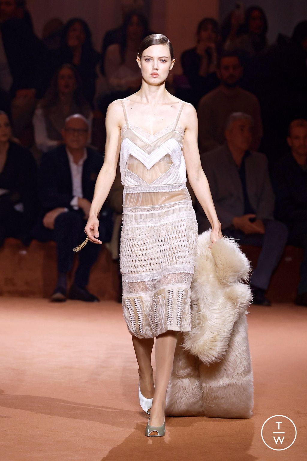 Fashion Week Milan Fall/Winter 2025 look 81 from the Fendi collection womenswear