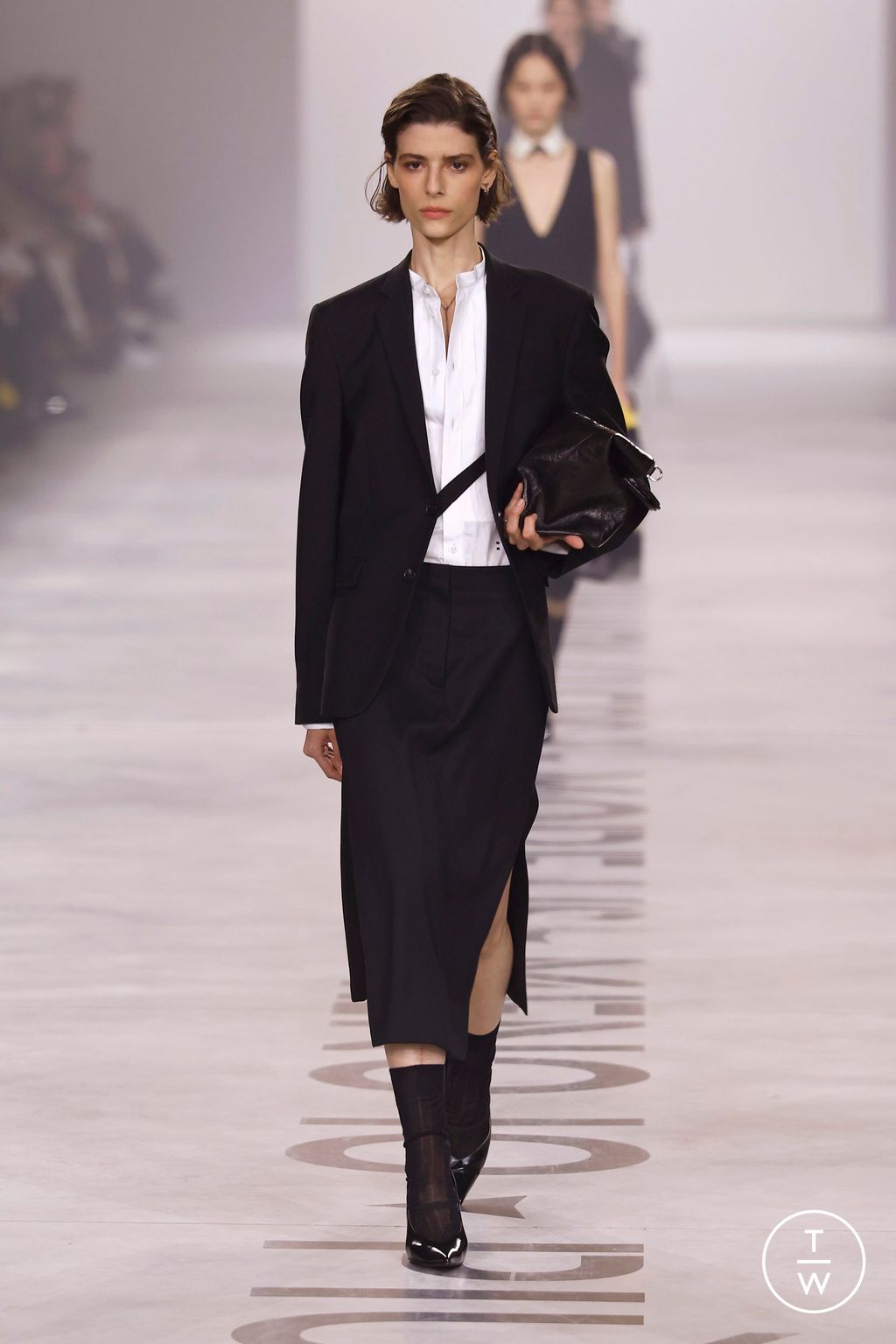 Fashion Week Milan Fall/Winter 2026 look 9 from the Fendi collection womenswear